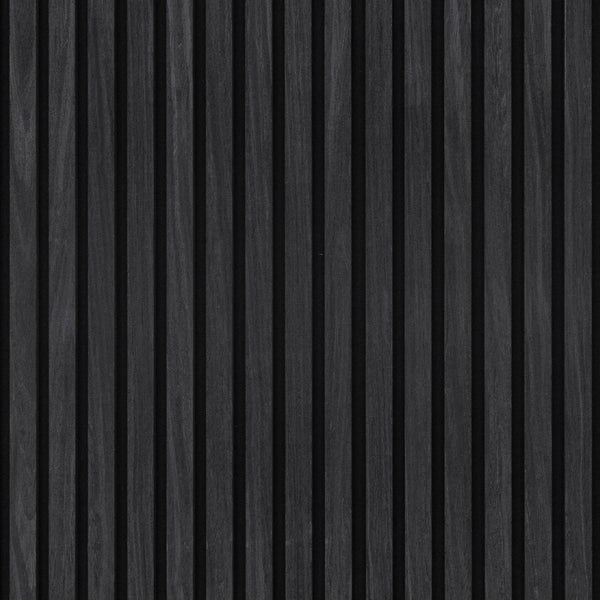 Graphite Oak Acoustic Slat Panels 94.5"