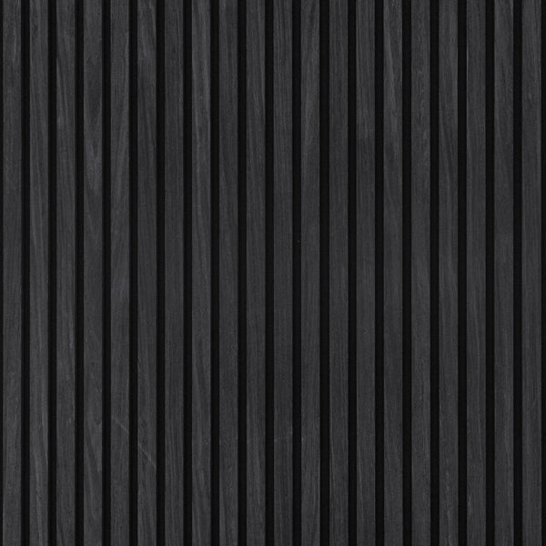 Graphite Oak Acoustic Slat Panels 118"