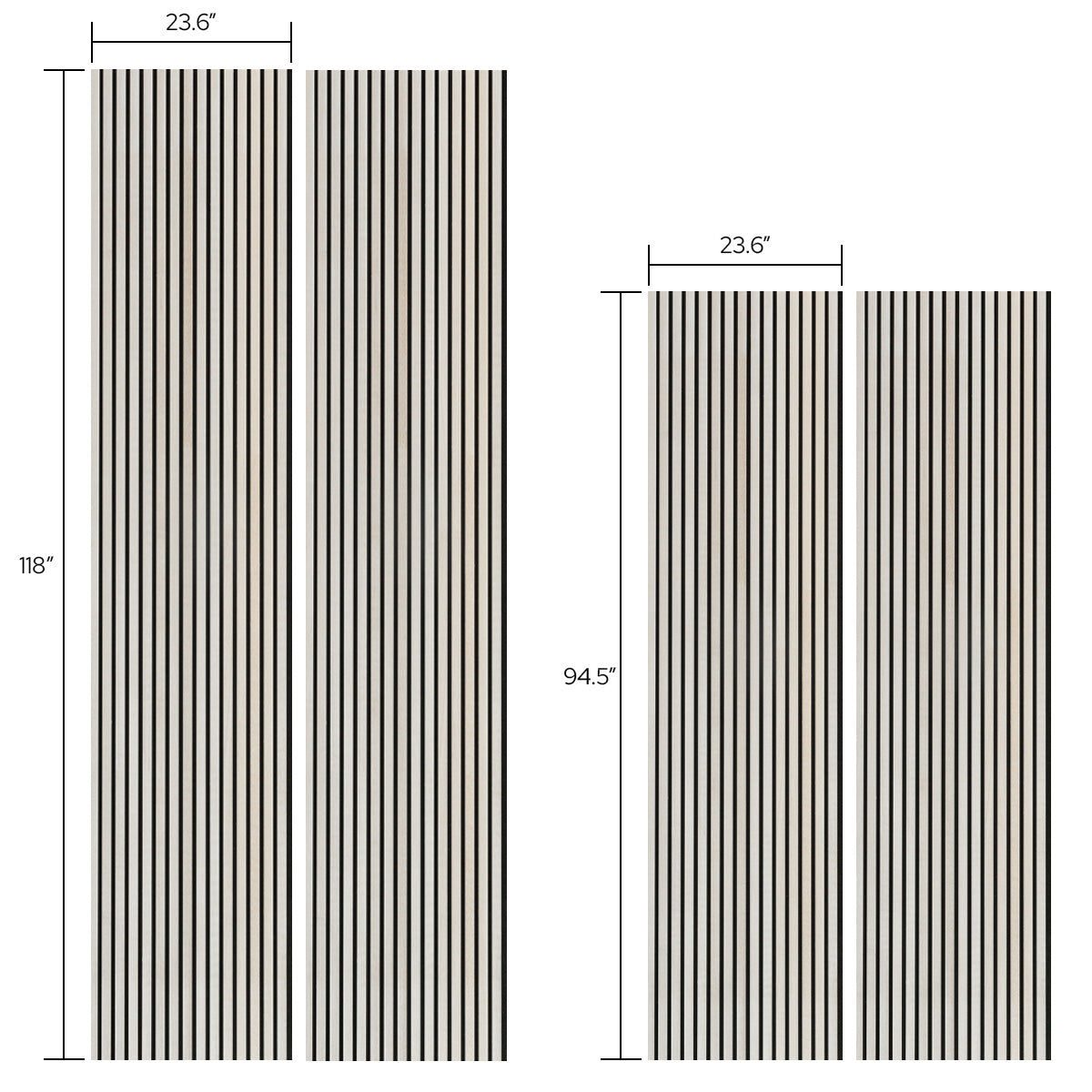 Pearl Acoustic Slat Panel 118