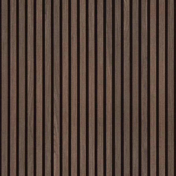 Toasted Walnut Acoustic Slat Panels 94.5"