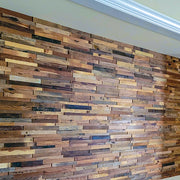 3D Reclaimed Pine – LuxeWall